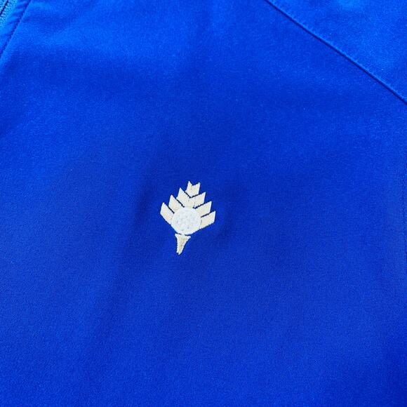 Zero Restriction‎ Vest Mens Medium Blue Tour Series Full Zip Solid Performance - Picture 3 of 9